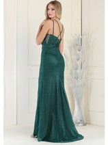 May Queen MQ1938 Embellished Sleeveless Prom Gown