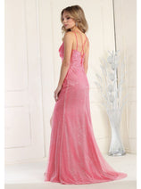 May Queen MQ1938 Embellished Sleeveless Prom Gown