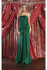 May Queen MQ1947 Simple Strapless Stretchy Dress - HUNTER GREEN / 4 - Dress