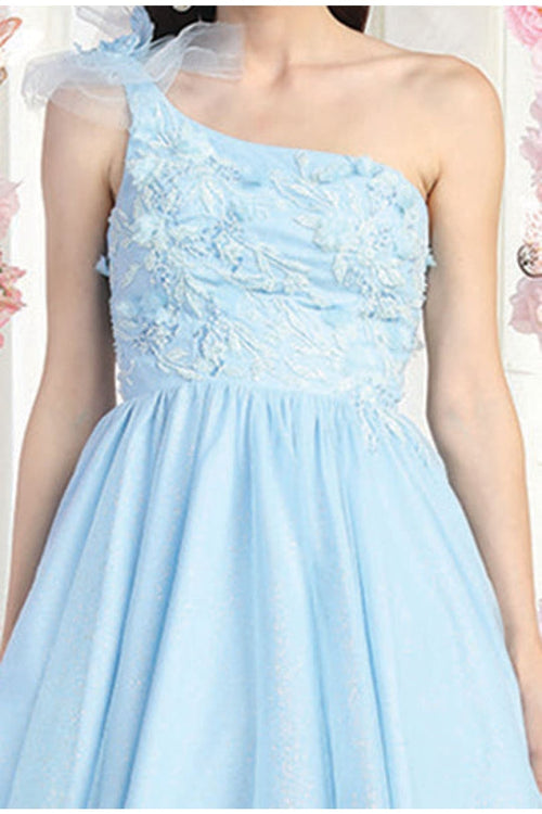 MQ1952 Corset Lace Up Back Homecoming Dress - Dress
