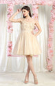 MQ1952 Corset Lace Up Back Homecoming Dress - Dress