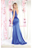 May Queen MQ1955 Spaghetti Straps Satin Dress - Dress
