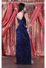 May Queen MQ1957 Sleeveless Sheath Evening Gown - Dress