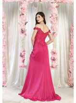 May Queen MQ1962 Embellished Prom Gown