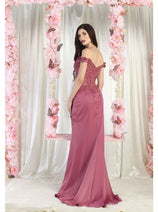 May Queen MQ1962 Embellished Prom Gown