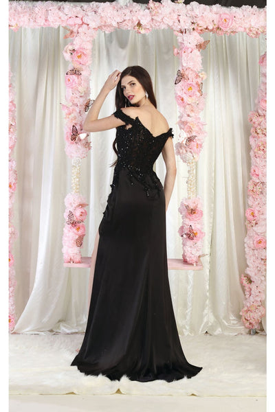 LA Merchandise LA1962 Corset Bone Prom Gown - Dress