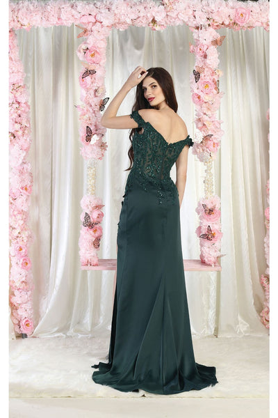 LA Merchandise LA1962 Corset Bone Prom Gown - Dress