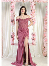 May Queen MQ1962 Embellished Prom Gown