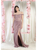May Queen MQ1962 Embellished Prom Gown