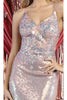 May Queen MQ1970 Sequined Special Occasion Gown - Dress