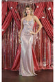 May Queen MQ1970 Sequined Special Occasion Gown - Dress