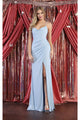 May Queen MQ1987 Criss Cross Open Back Prom Dress - Dress