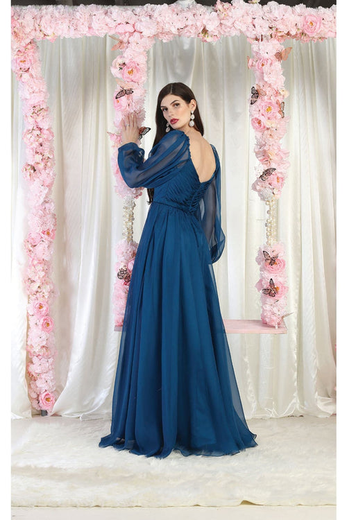 May Queen MQ1990 Chiffon Mother Of The Bride Gown