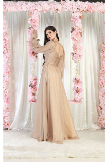 May Queen MQ1990 Chiffon Mother Of The Bride Gown