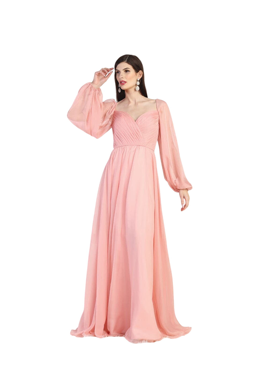 May Queen MQ1990 Chiffon Mother Of The Bride Gown