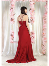 May Queen MQ1991 Sweep Train Bridesmaids Dress