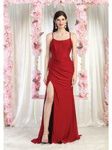 May Queen MQ1991 Sweep Train Bridesmaids Dress