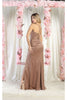 May Queen MQ1992 Cowl Neck Bridesmaids Dress - Dress