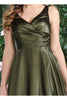 May Queen MQ1994G Side Pockets A-line Bridesmaids Olive Formal Dress - Dress