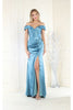 May Queen MQ1998 Sweetheart Satin Evening Gown - Dress