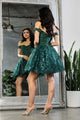 May Queen MQ2012 Off - Shoulder 3D Butterfly Applique Homecoming Dress