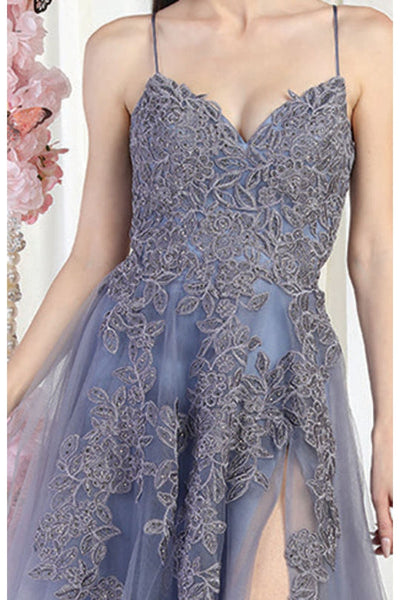 May Queen MQ2013 Corset Back Formal Gown - Dress