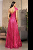 May Queen MQ2024 Asymmetrical Embellished Gala Gown - Dress