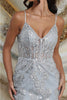 May Queen MQ2060 Glitter Embellished V- Neck Short Prom Dress - Dress