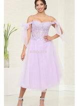 Vintage Dress Style Retro Outfit in Lilac By May Queen MQ2089