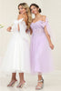 May Queen MQ2089 Semi-Sweetheart Tea Length Party Dress - Dress