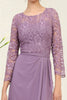 May Queen MQ2100 3/4 Sleeves Tea Length Mother of the Bride Dress - Dress