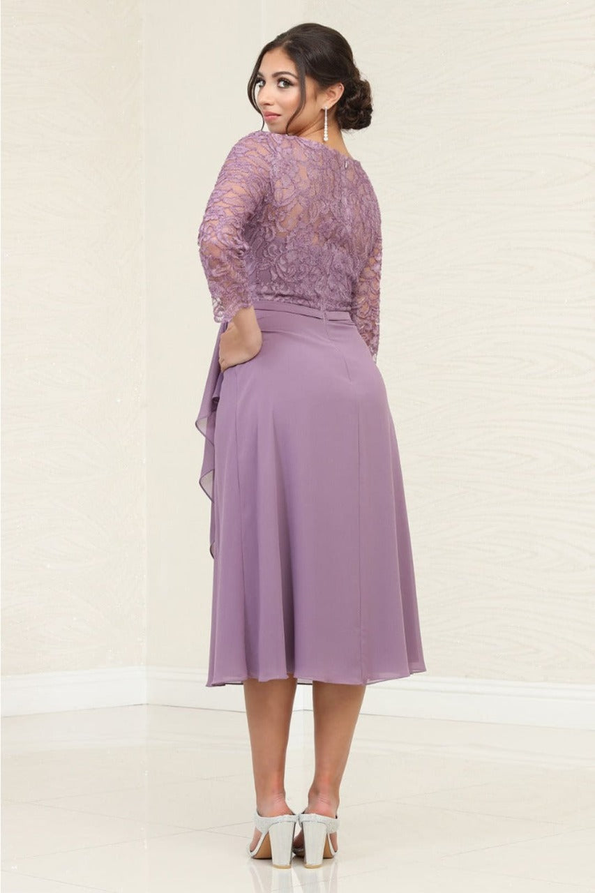 May Queen MQ2100 Tea Length Mother of Bride Dress Formal Dress Shops