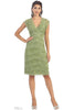 Short Mother of the Groom Dress - Olive / M