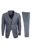 Medium Grey Stacy Adams Men’s Suit - Medium Grey / 34R / SM282H1-09 - Mens-suits