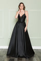 Poly USA 8762 Mikado Gown with Lace Back