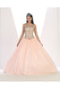 Military Ball Gown - Blush / 8