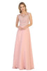 Modern Mother of The Bride Formal Gown And Plus Size - DUSTY ROSE / 4