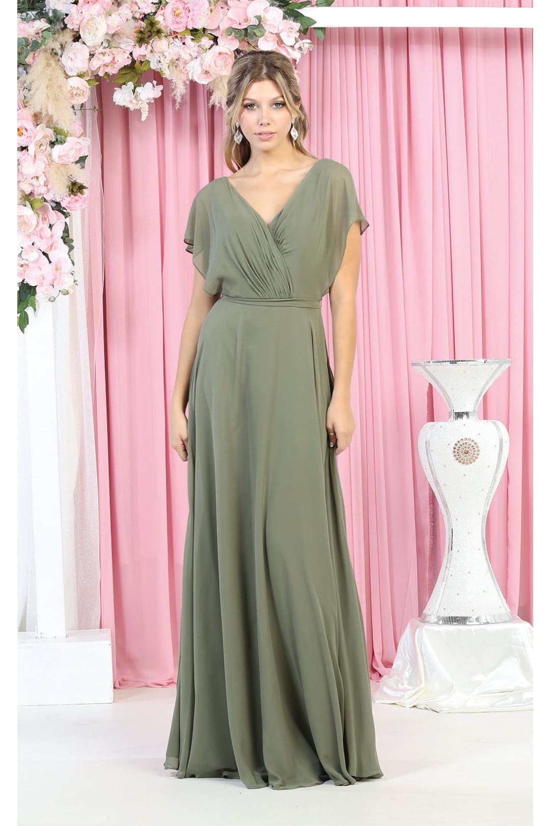 olive green mother of the bride dresses plus size Cicinia Olive Green Mother Of The Bride Dress Plus Size Long Chiffon Appliques Lace A-line Ankle Length