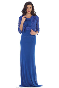 Mother of Groom Gown - Royal Blue / XL