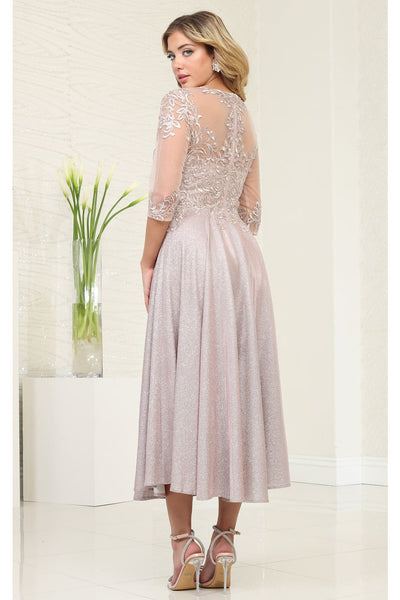Mother Of The Bride A-Line Round Neck Dress By May Queen MQ2057 - Dress