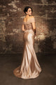 Mother Of The Bride Dress Off The Shoulder Sequin Gown By May Queen MQ2151 - Dress