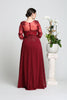 Mother of the Bride Embroidered Gown