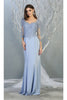Mother Of The Bride Formal Gown - PERI BLUE / M