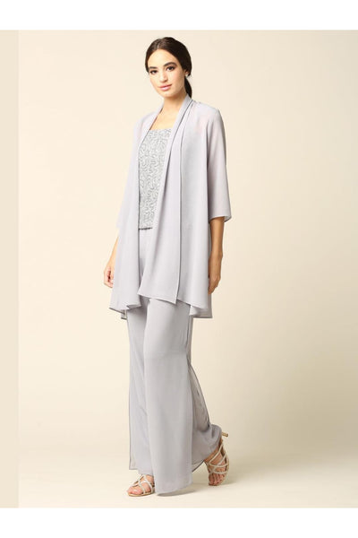 Mother of the Bride Formal Jacket Pant Suit - The Dress Outlet