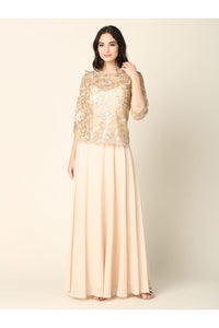 Mother of the Bride Long Formal Dress - The Dress Outlet