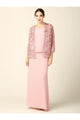 Mother of the Bride Long Formal Jacket Dress - The Dress Outlet