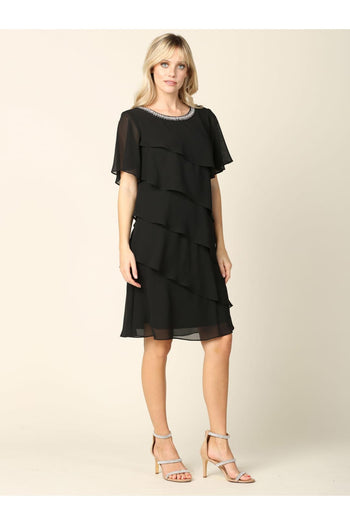 Mother of the Bride Short Cocktail Dress - The Dress Outlet