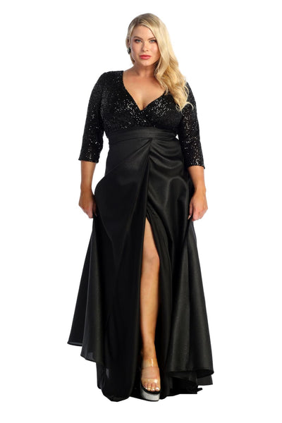 Mother of the Groom Dress - BLACK / 4