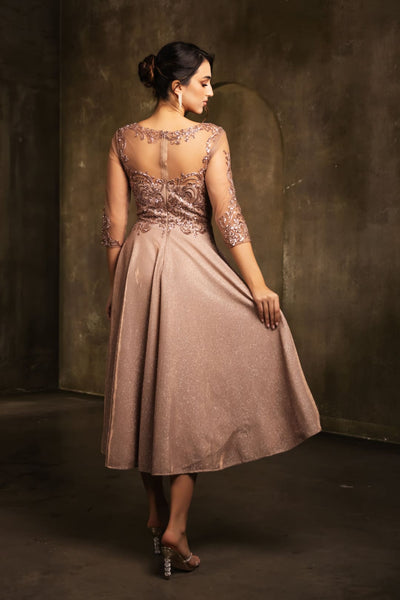 Mother of the Groom Sequin A-Line Cocktail Dress By May Queen MQ2124 - Dress