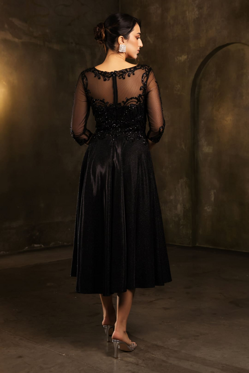 Mother of the Groom Sequin A-Line Cocktail Dress By May Queen MQ2124 - Dress